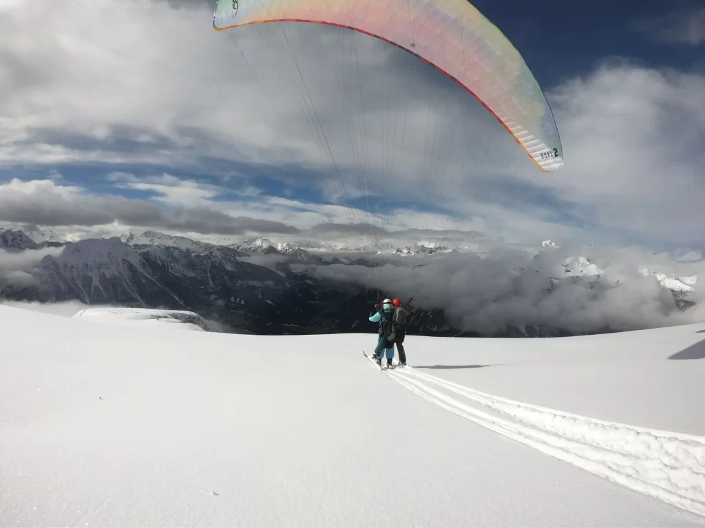 bapteme parapente à Montgenevre