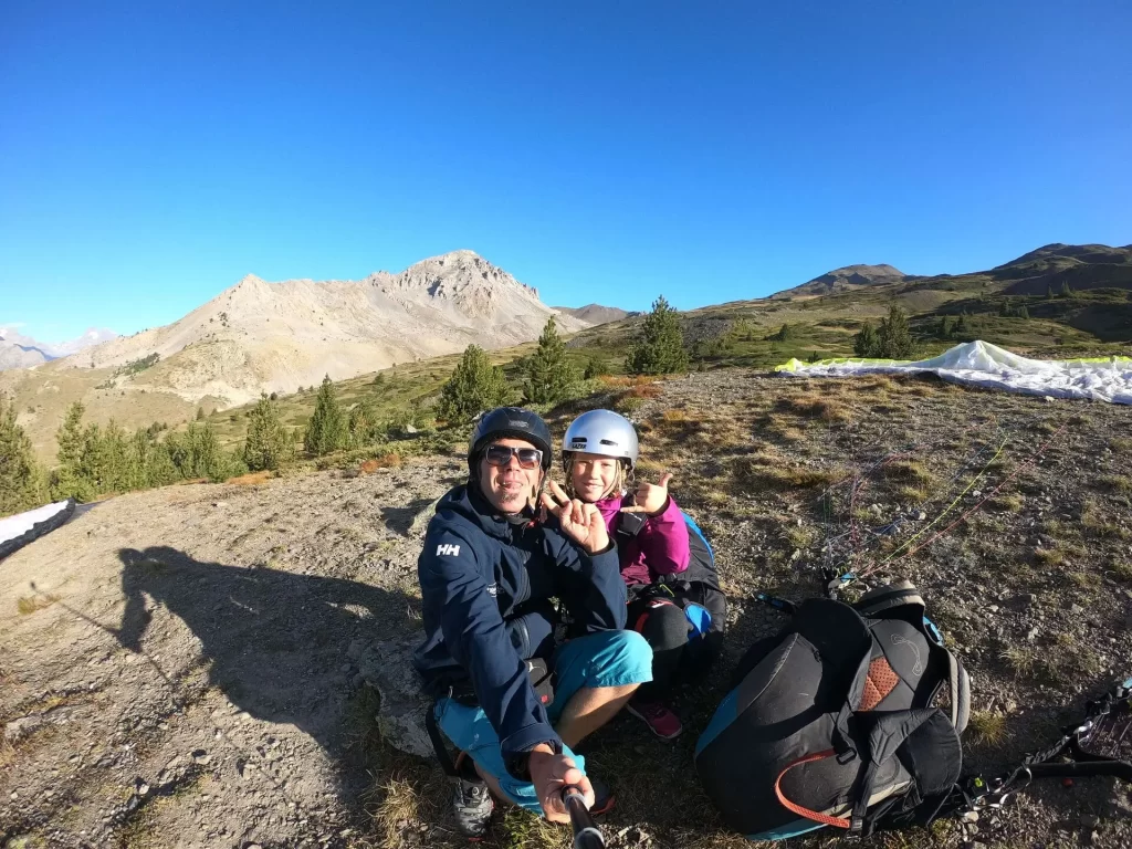 vol parapente enfants